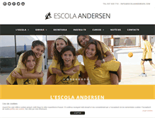 Tablet Screenshot of escolaandersen.com